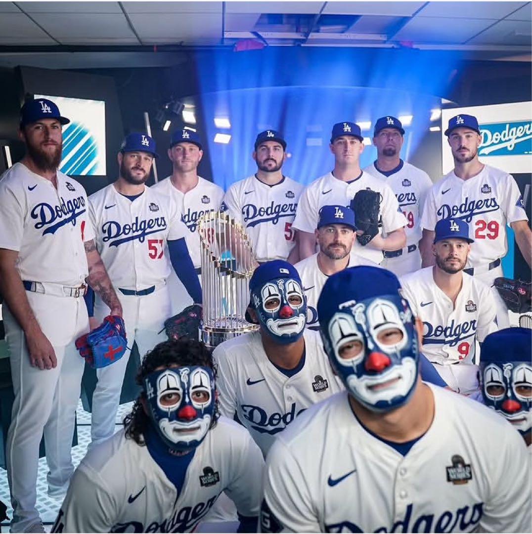 ボ*ズ様 Mr Cartoon MLB CLOWN MASK Dodgers