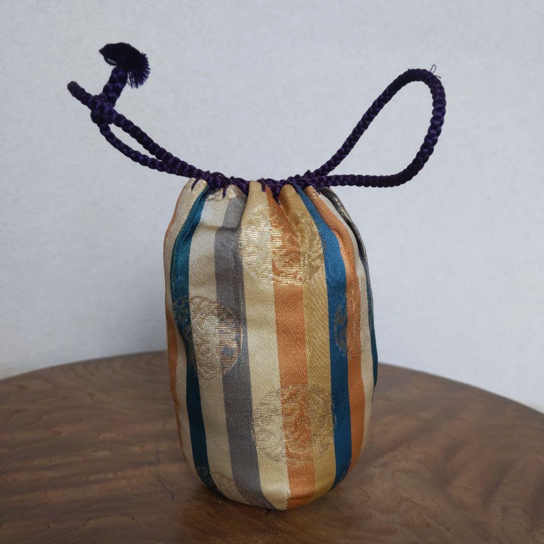 茶道具　【diana】　膳所焼　生野写　茶入　陽炎園　仕履付　表千家