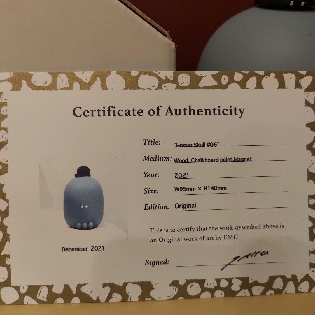 EMU 黒板こけし r Skull ♯06 emu_bb 万博