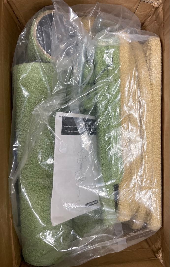 PETEPELA(ぺテぺラ)キャットタワー 突っ張り 205~255cmグリーン