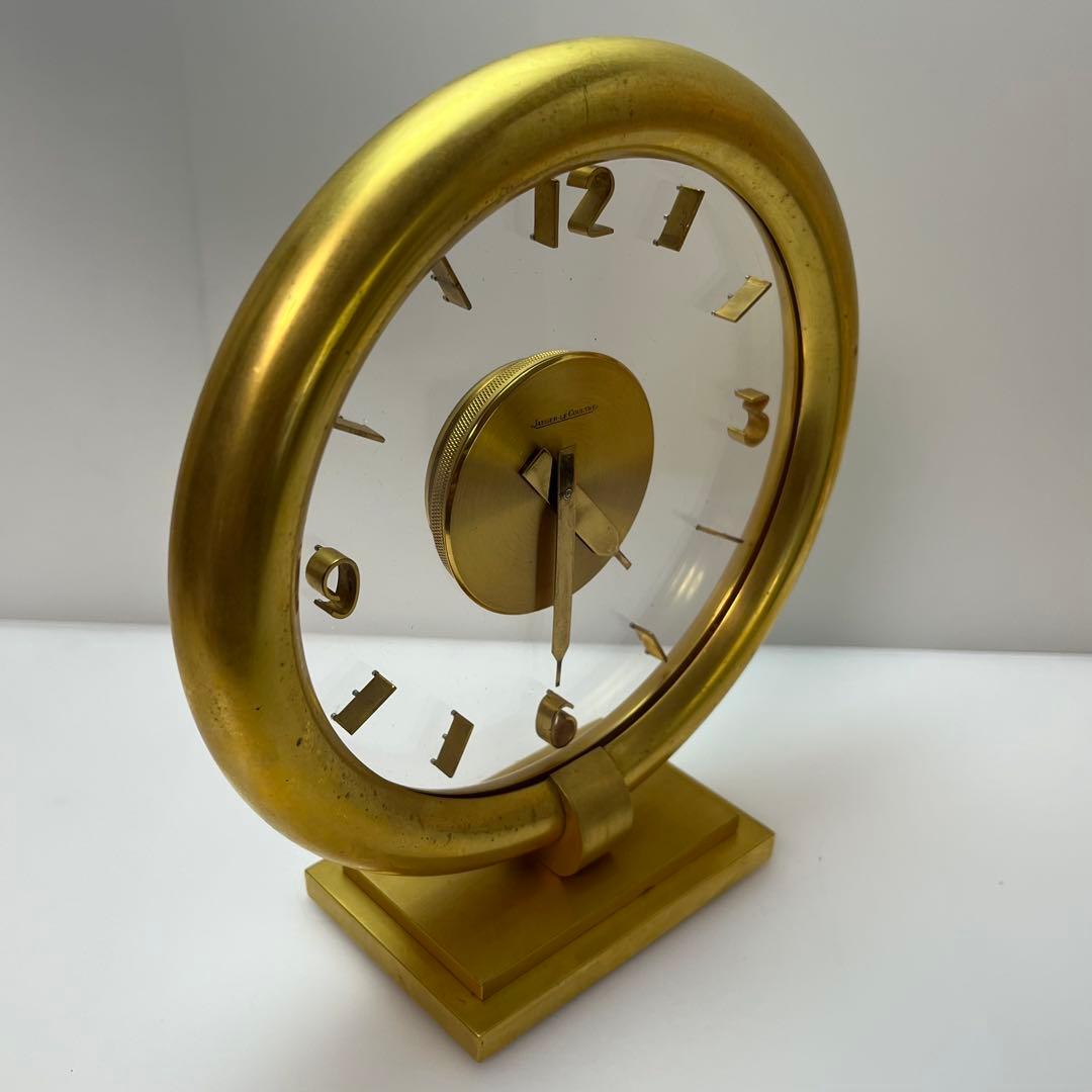 ジャガールクルト ミステリーダイアル 置き時計　1950年代 手巻　8デイズ稼働