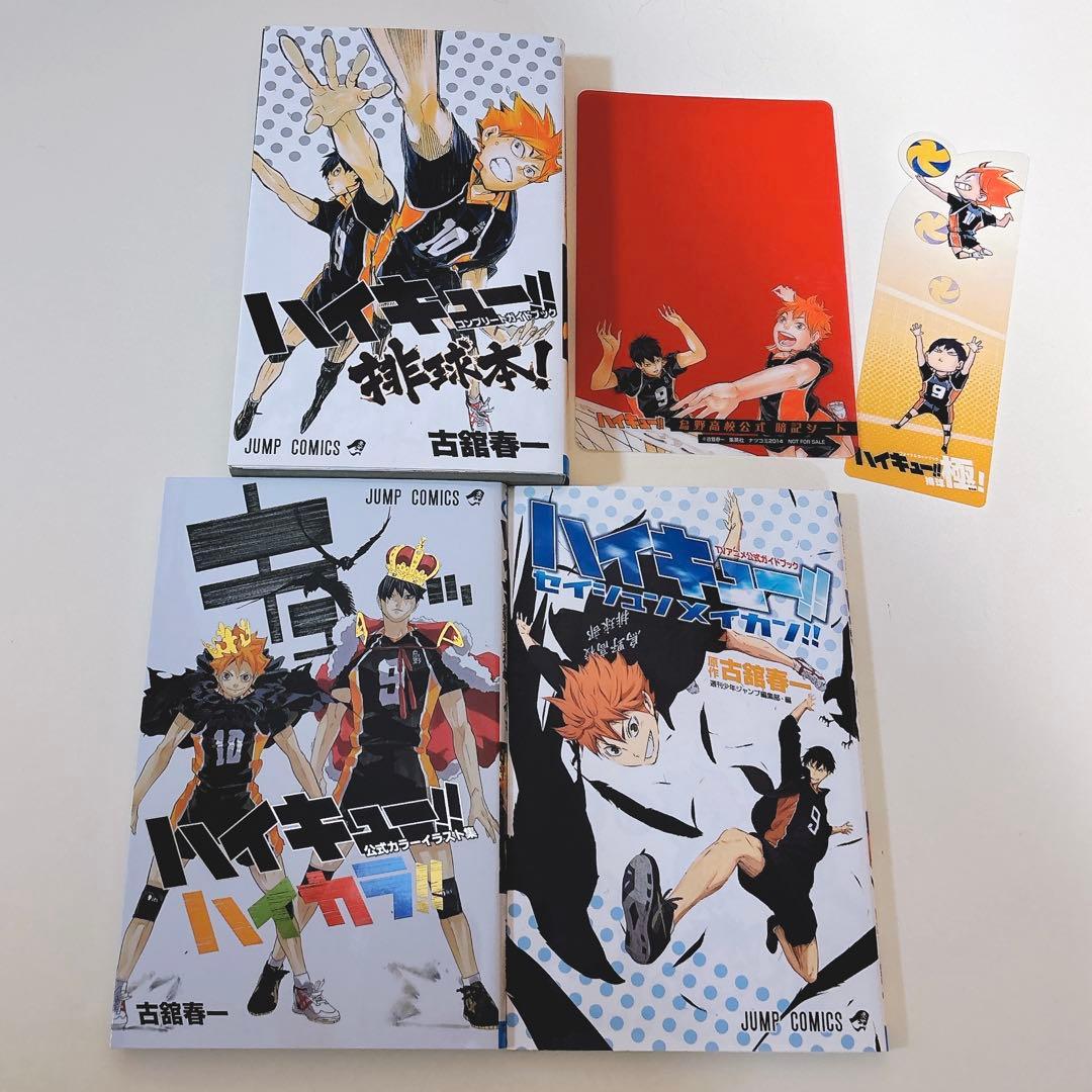 ハイキュー!! 全巻セット 1-45巻 33.5巻 排球本 イラスト集 ガイド本