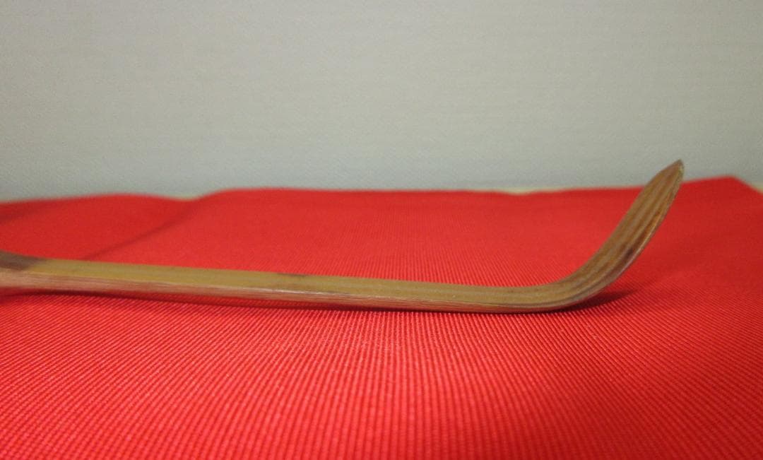 送料込【逢絢亭】茶道具 茶杓 銘「花の宴」大徳寺 長谷川寛州 共箱入り