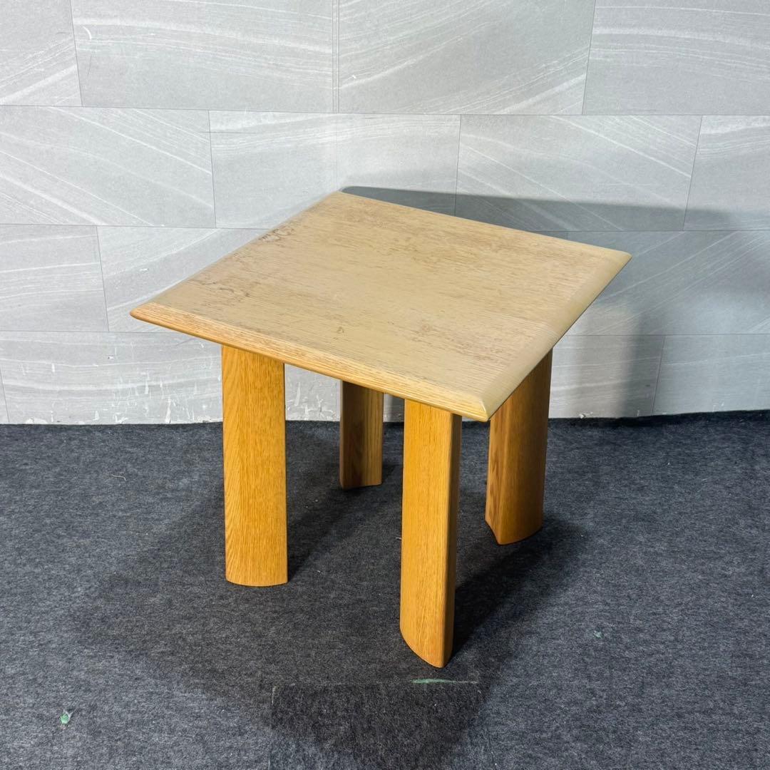 SHIRAKAWA リビングテーブル 無垢材 60cm 正方形 ミニ d4609