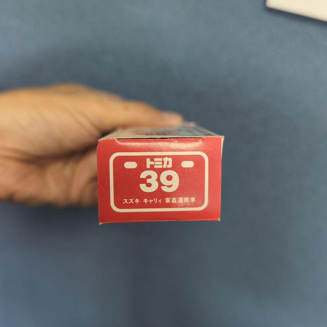 トミカ スズキ キャリィ 青 家畜運搬車 豚2頭つき 日本製 ルース