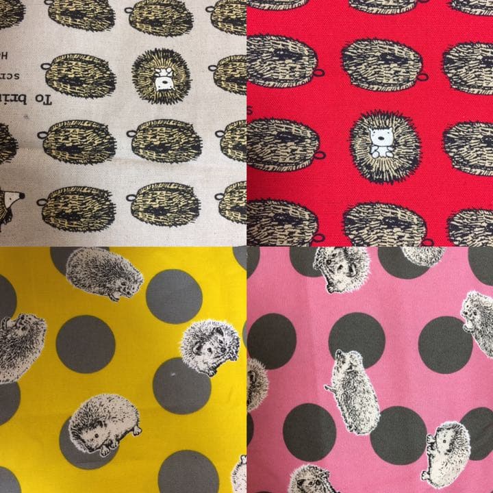 ハリネズミ寝袋  デニムお布団