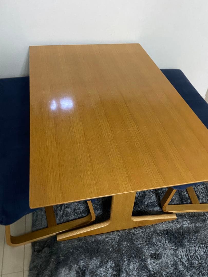 メルカリ便変更　専用　無印　木製テーブル 150センチ