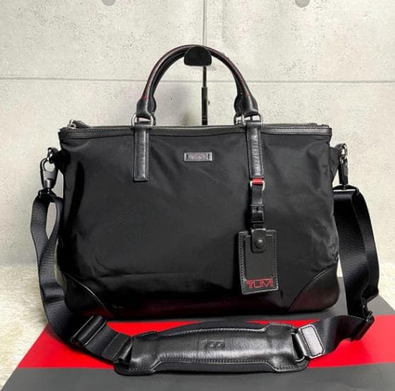 いとう　[極美品] TUMI トゥミ ビジネスバッグ 牛革+ナイロン