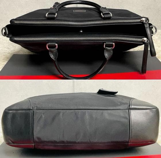 いとう　[極美品] TUMI トゥミ ビジネスバッグ 牛革+ナイロン
