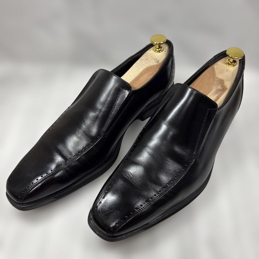 アシックス ランウォーク WR321J スリッポン スワールトゥ 黒 25.5