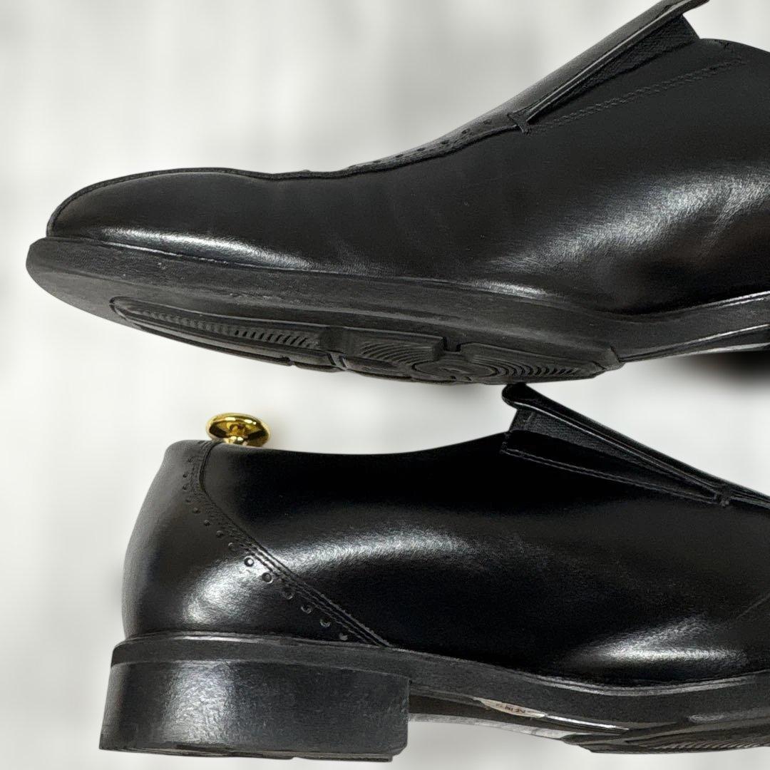 アシックス ランウォーク WR321J スリッポン スワールトゥ 黒 25.5