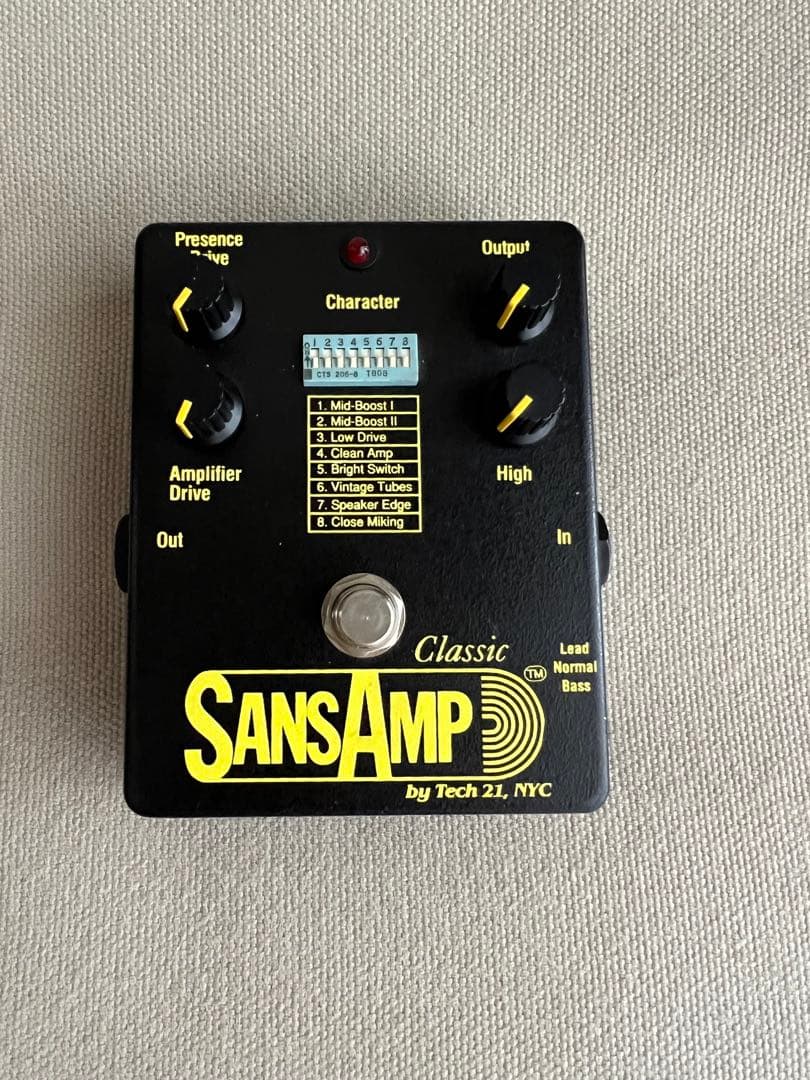 ギター Tech 21 SANSAMP Classic
