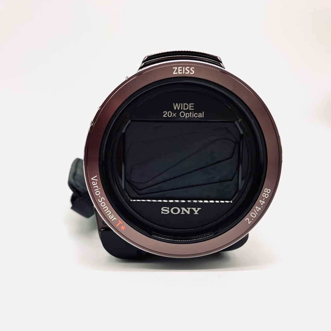 4K・Wi-Fi対応♪ SONY HANDYCAM FDR-AX45 ブラウン