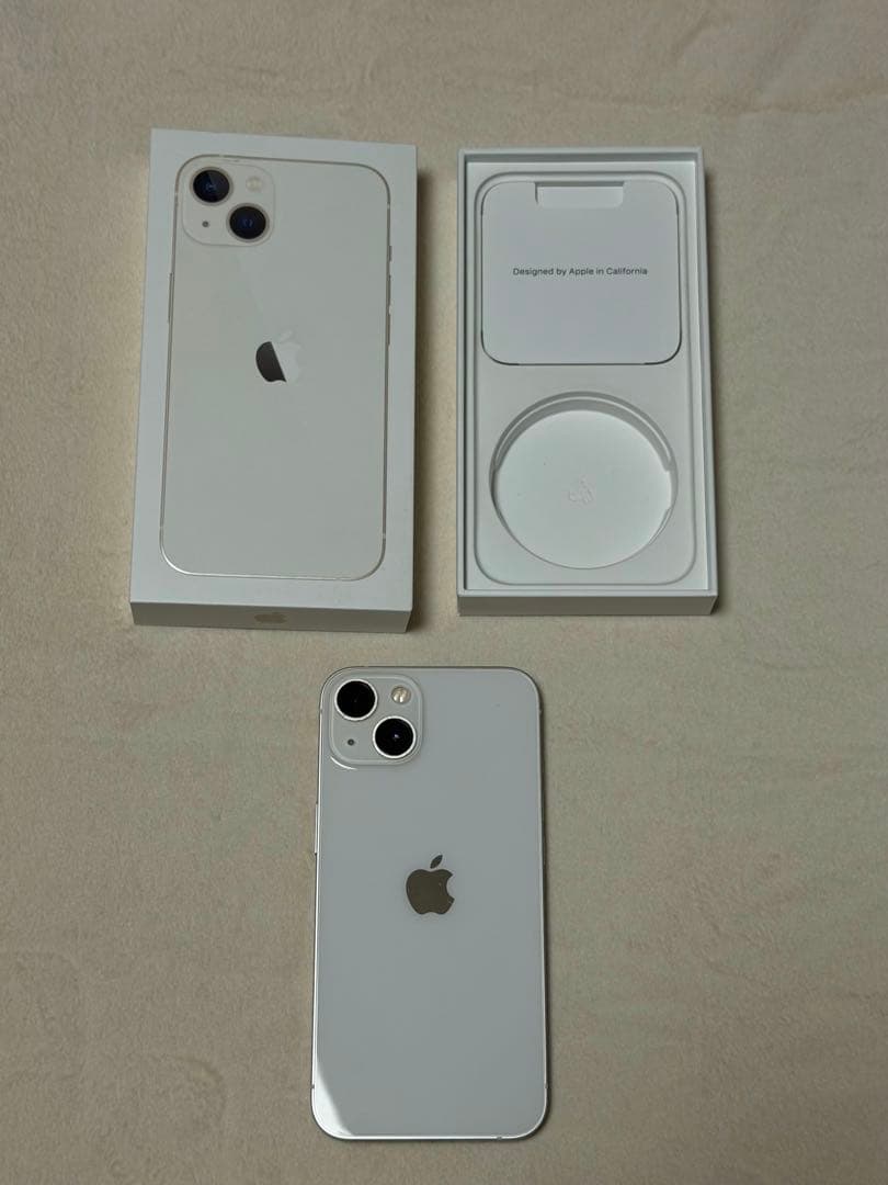 Apple iPhone 13 ホワイト 66% 初期化済み