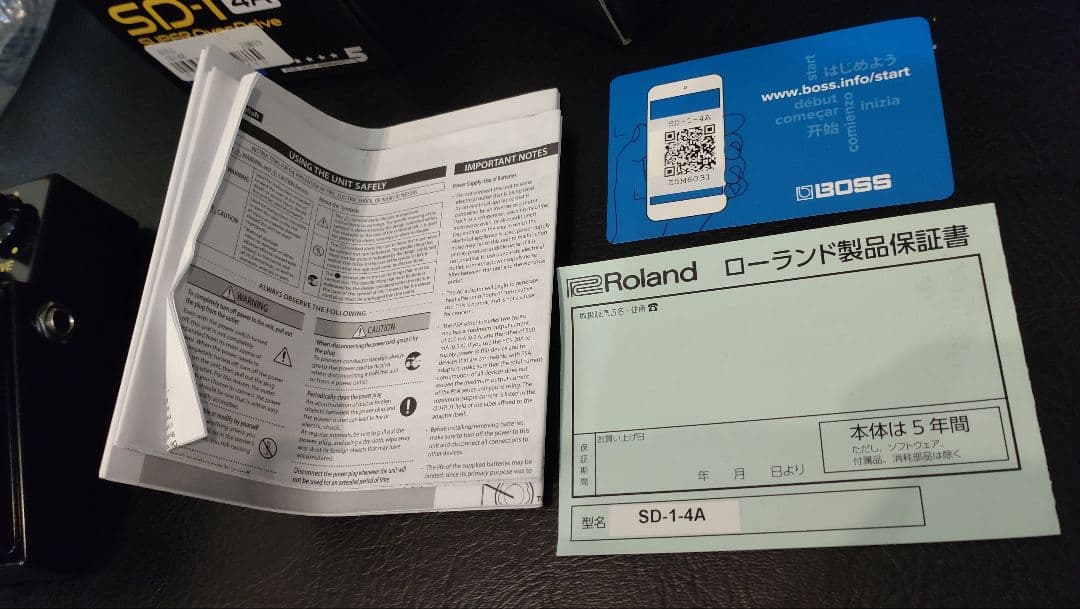 【最終価格】BOSS SD-1 4A 40th anniversary
