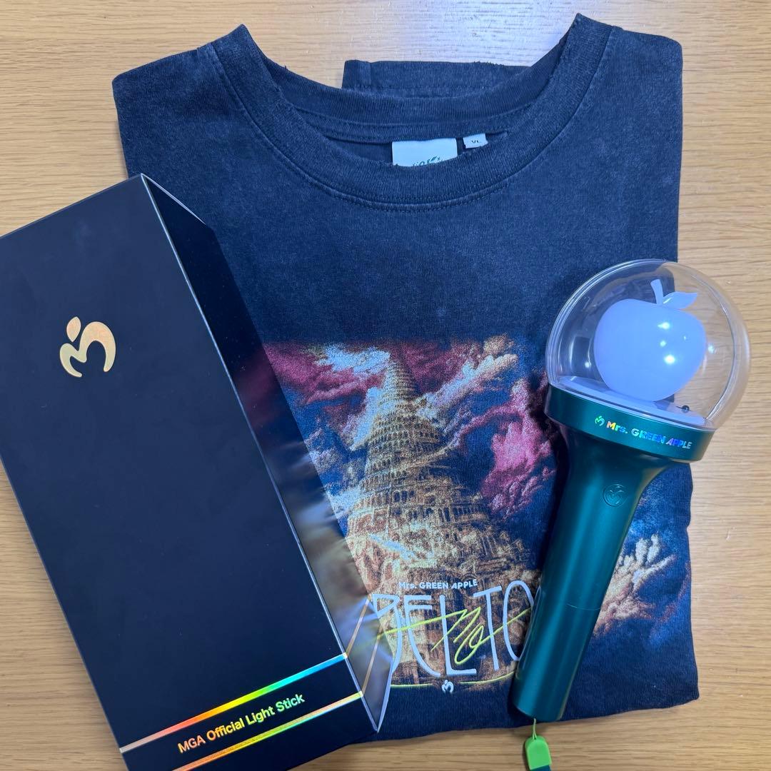 【もぐこ】Mrs. GREEN APPLE Tシャツ＆ライトスティック
