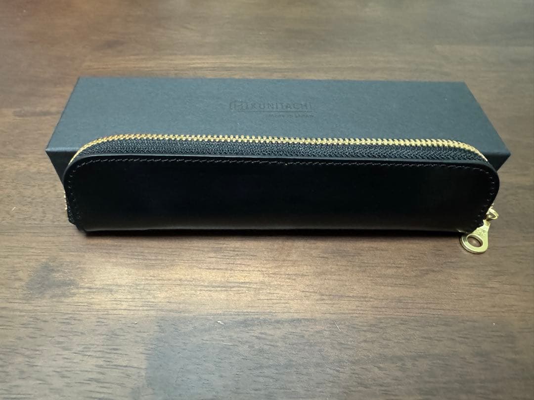 【専用】Horween社製シェルコードバン　ペンケース　国立商店