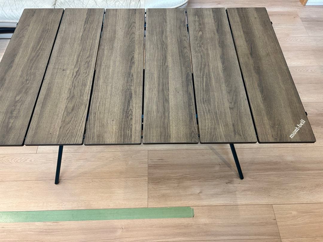 モンベル® マルチフォールディングテーブル ワイド　下段ボードあり