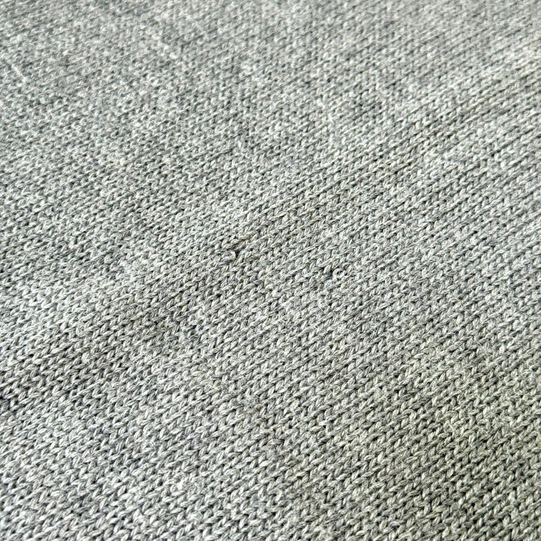 CHANEL シャネル ココマーク ニットマフラー ストール グレー/アイボリー