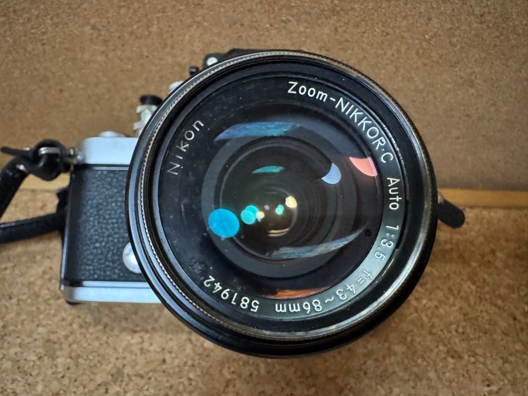 NIKON F2本体、望遠レンズ 、ストロボ セット