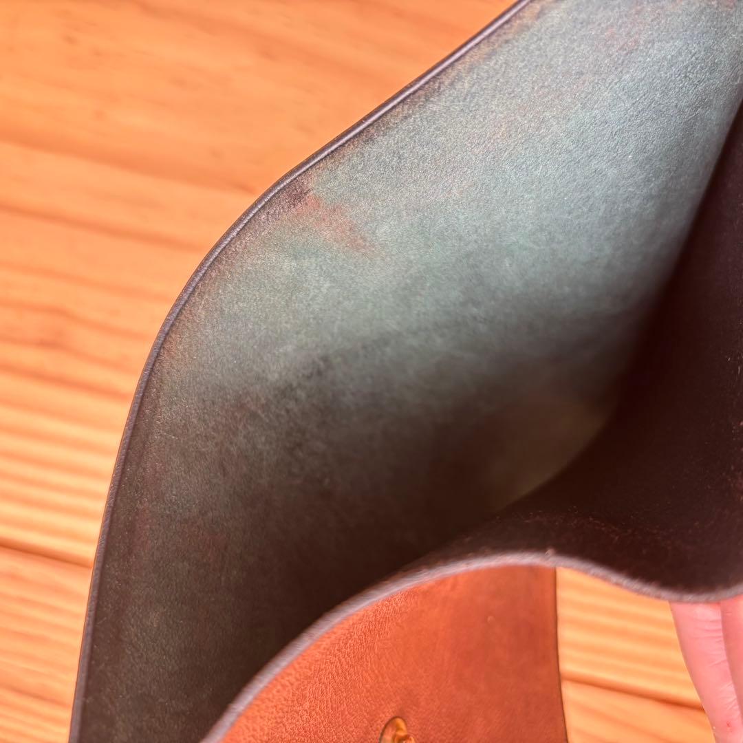 forme ショートウォレット　コードバン　ブラック