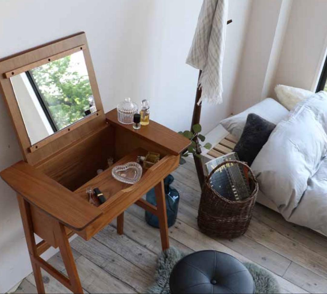 【2WAYドレッサー 】ドレッサー デスク ビンテージデザイン