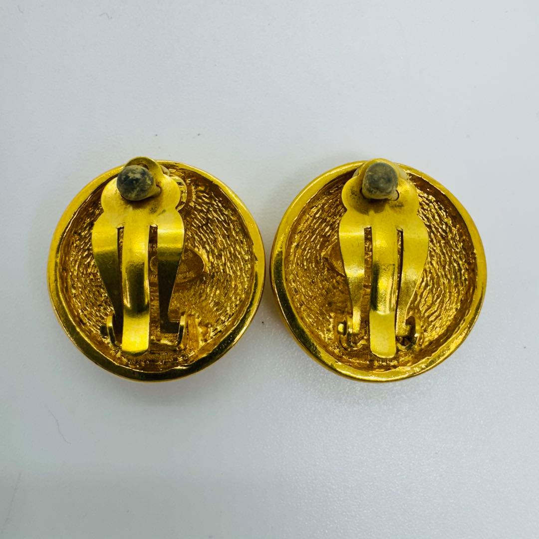 ✨CHANEL✨ココマーク✨ゴールド✨マトラッセ✨ヴィンテージ✨イヤリング✨