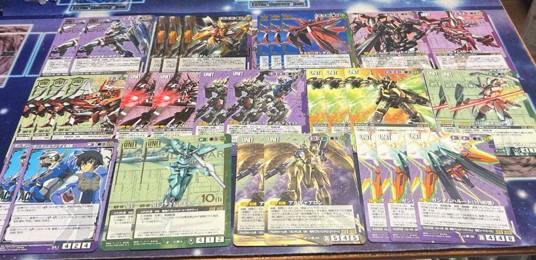 ガンダムウォー　緑紫スローネ　まとめ売りセット