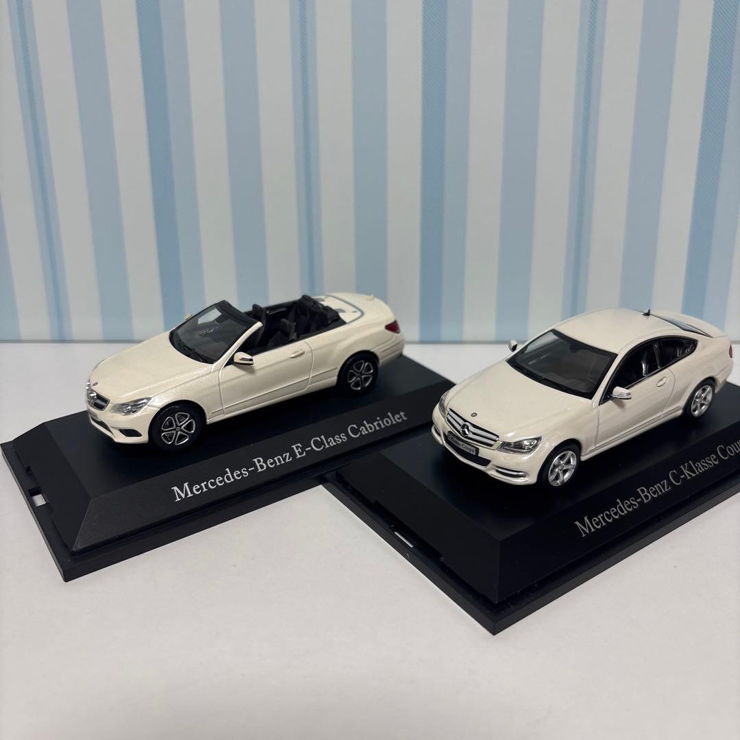 メルセデスベンツミニカー　Eクラス　カブリオレ／Cクラス　クーペ　1/43