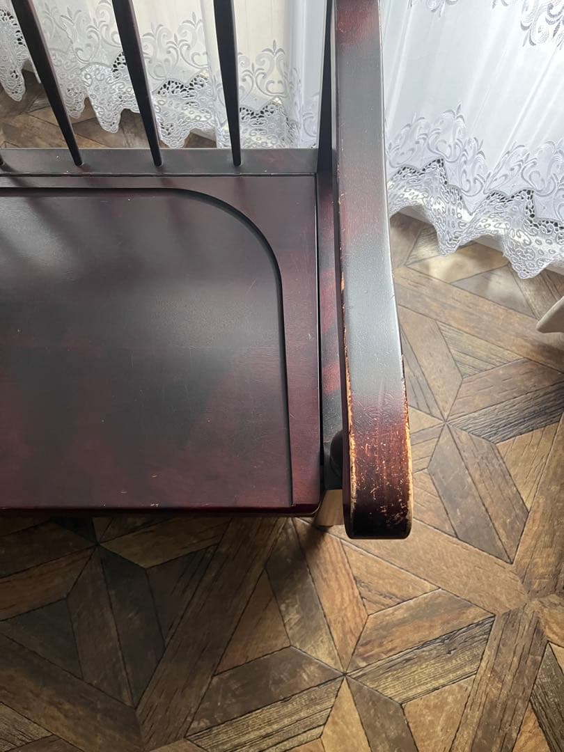 ちー。北海道民芸家具 収納付きベンチ(イス、収納箱)