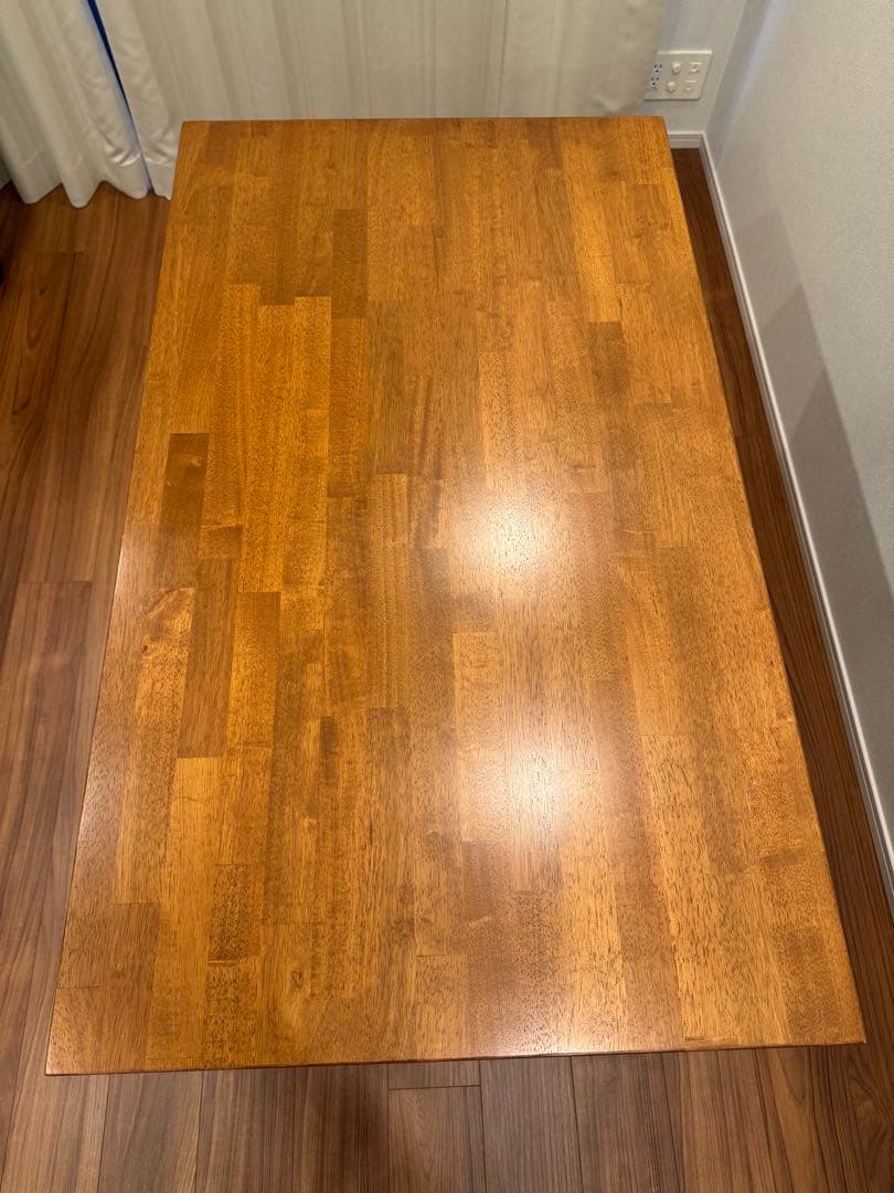 【あ】KANADEMONO THE TABLE / ラバーウッド ブラウン