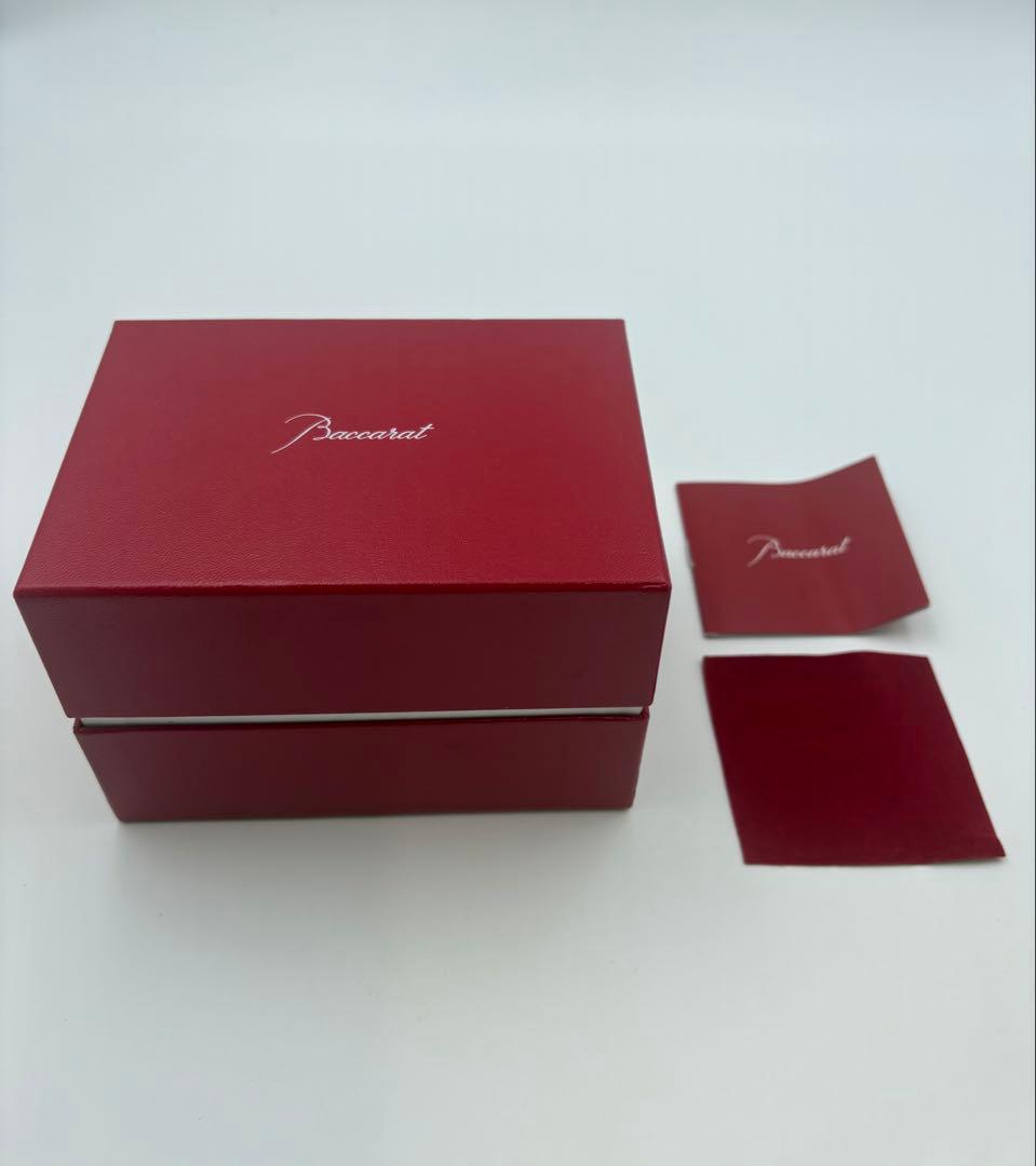 【美品】Baccarat バカラ　まねき猫 クリスタル ガラス ゴールド　箱付