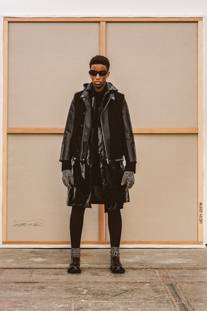 新品　UNDERCOVER ニットドッキング ダブルライダース