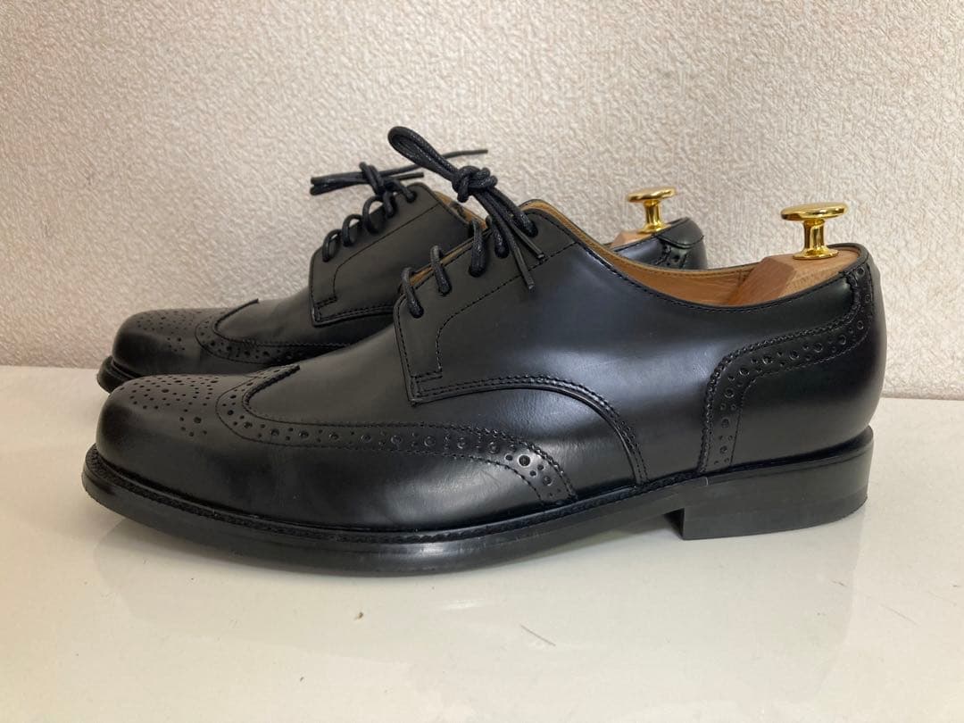 【極美品】 REGAL ビジネスシューズ ウイングチップ 黒 フルブローグ