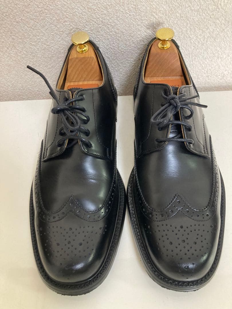 【極美品】 REGAL ビジネスシューズ ウイングチップ 黒 フルブローグ