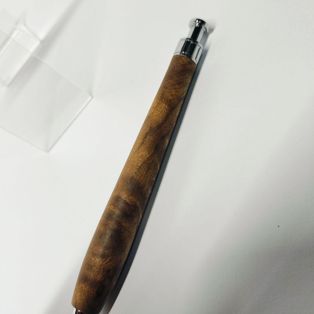 【極上杢】こぶた工房 マーブルウッド(S) シャープペンシル クリップ傷なし