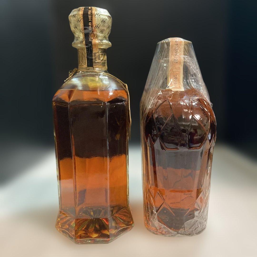 古酒　ウイスキー　クラウンロイヤル&　カナディアンクラブ12年