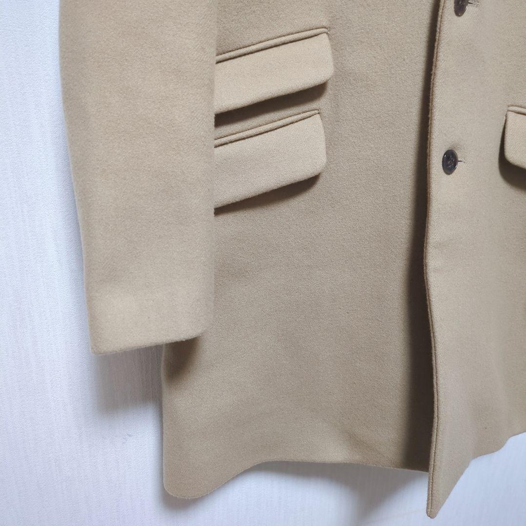 1365 【ドゥロワー】 チェスターコート　(Ｍ)　ウール　シルク