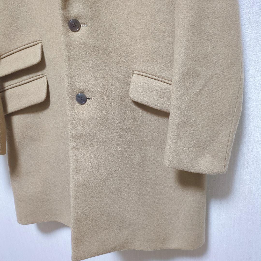 1365 【ドゥロワー】 チェスターコート　(Ｍ)　ウール　シルク