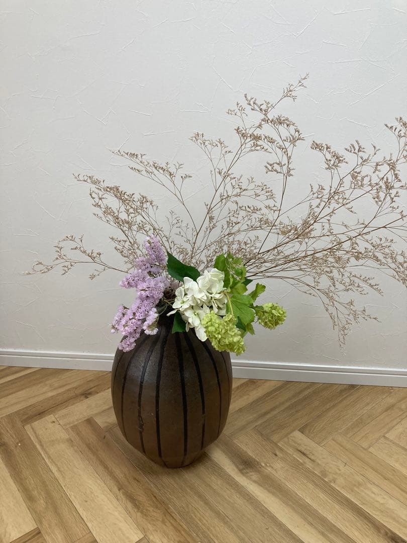 丹波の壺　民藝　雑器　懐かしい　蓋付き