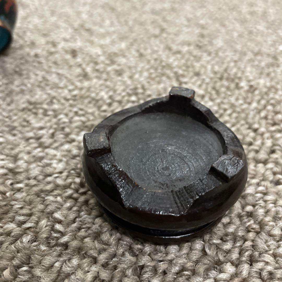 中国美術品　骨董品　瓢箪　ひょうたん 蝶々　台座付き