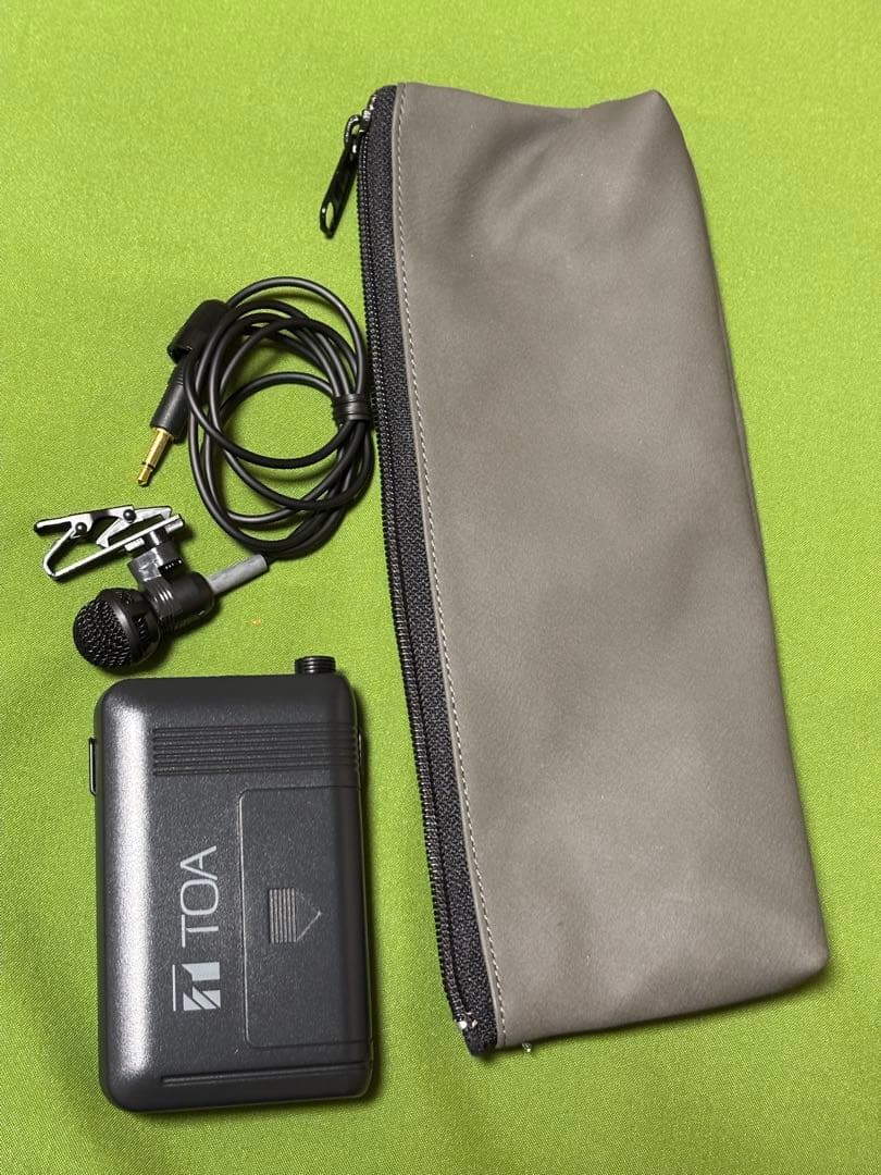 B.TOA 　WM-1320　新古品　 タイピンワイヤレスマイク頻度僅か
