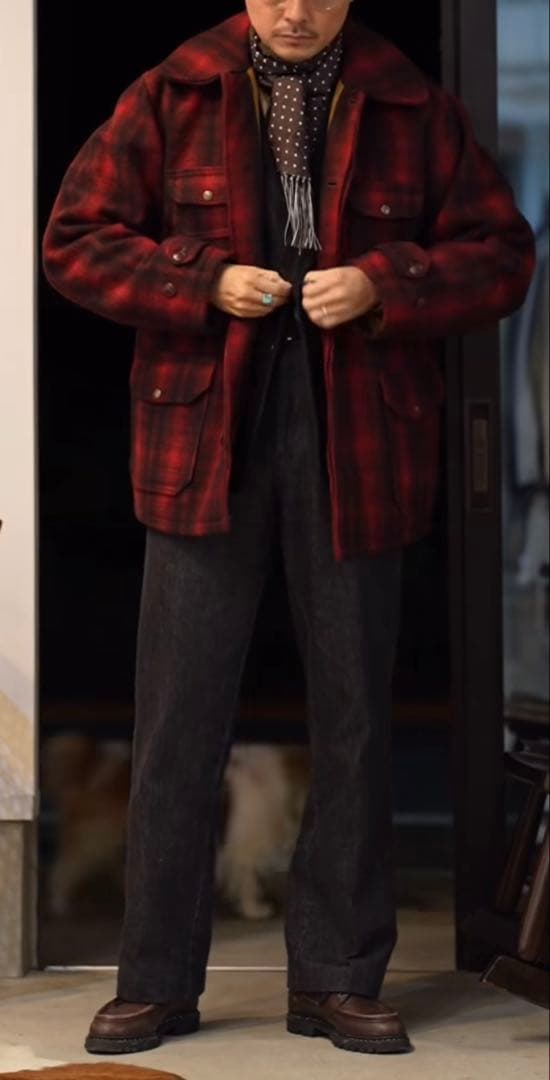 KIKU様40s Woolrich 503 ハンティングジャケット　Lサイズ相当