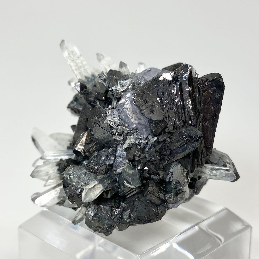 スファレライト　ガレナ　クォーツ　鉱物標本　原石　天然石　ストーン　共生標本