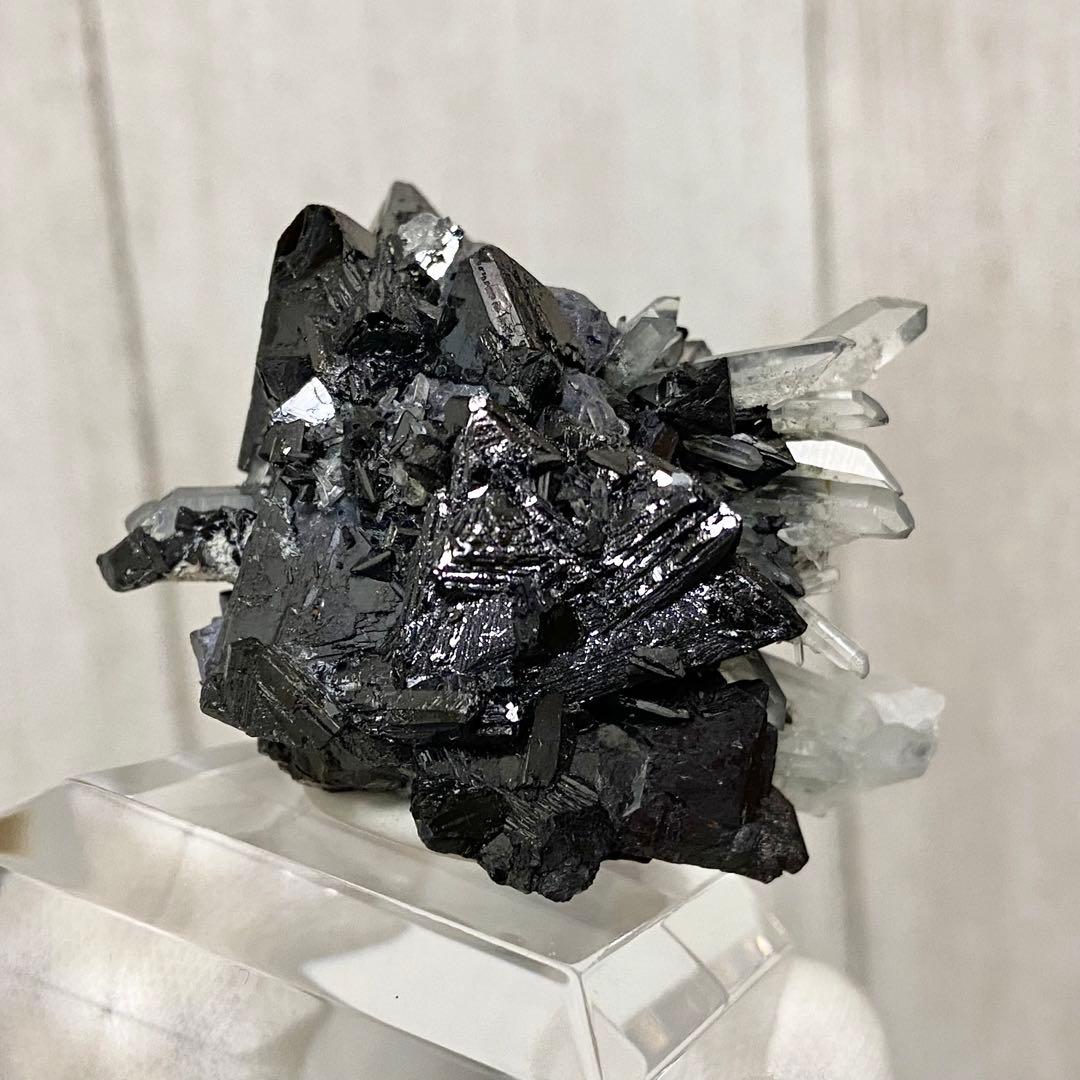 スファレライト　ガレナ　クォーツ　鉱物標本　原石　天然石　ストーン　共生標本