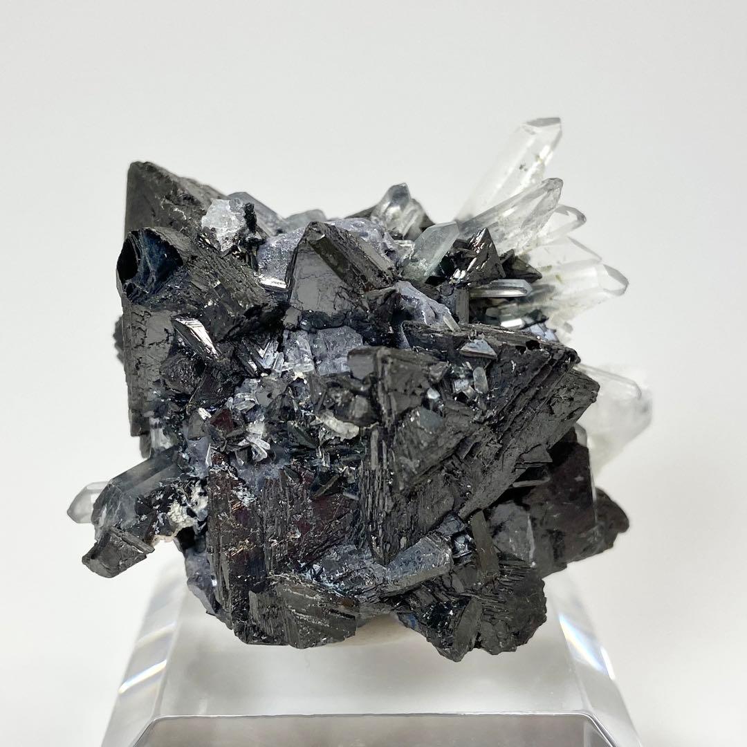 スファレライト　ガレナ　クォーツ　鉱物標本　原石　天然石　ストーン　共生標本