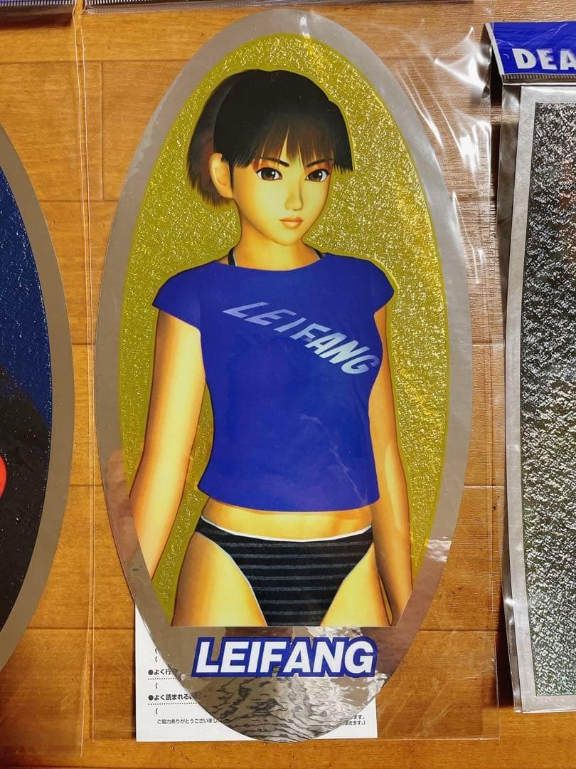 DEAD OR ALIVE 2 レイファン エッチングステッカー 3枚 30cm