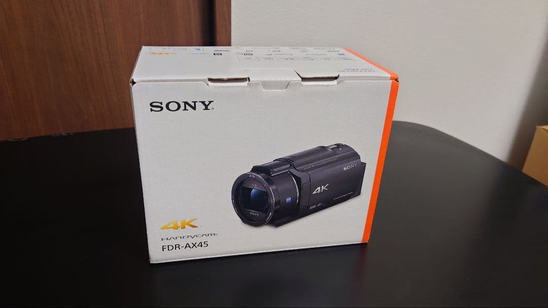 SONY 4Kビデオカメラ FDR-AX45 本体 ケース 三脚 スタンドポット