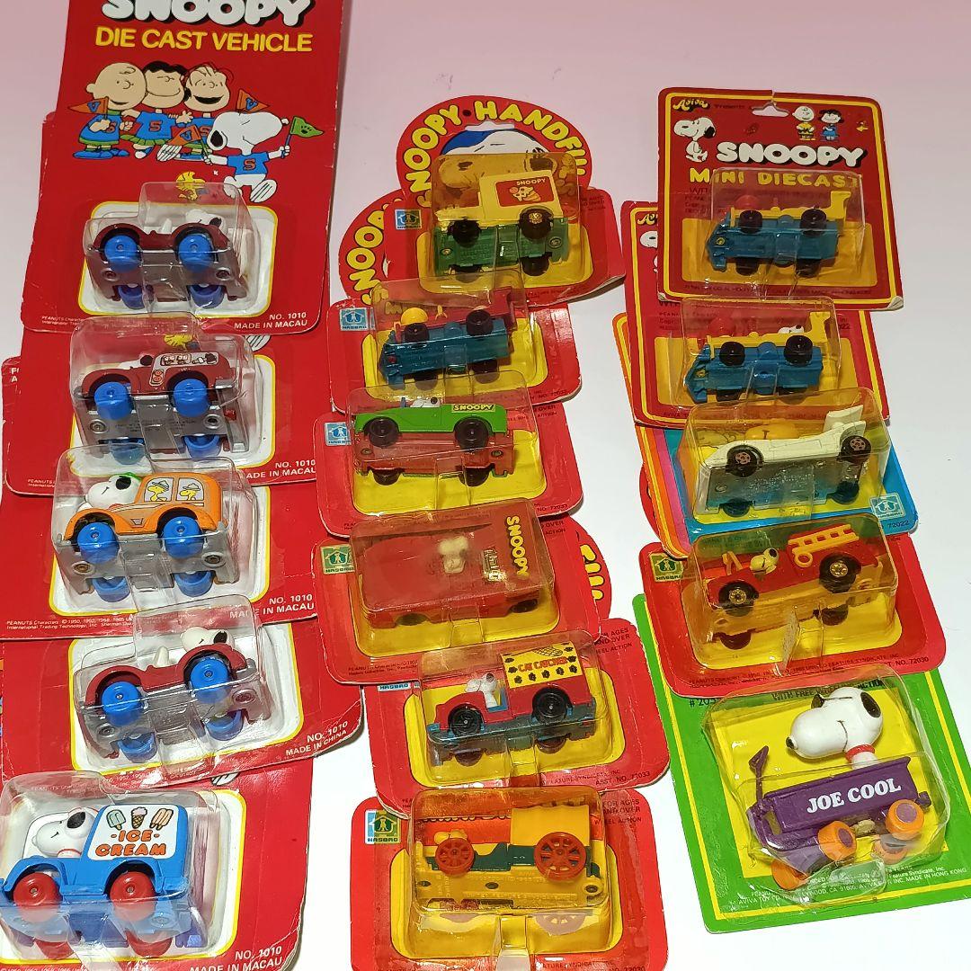超お得セット　スヌーピー ミニカー　16個　アメトイ　ビンテージ　レア