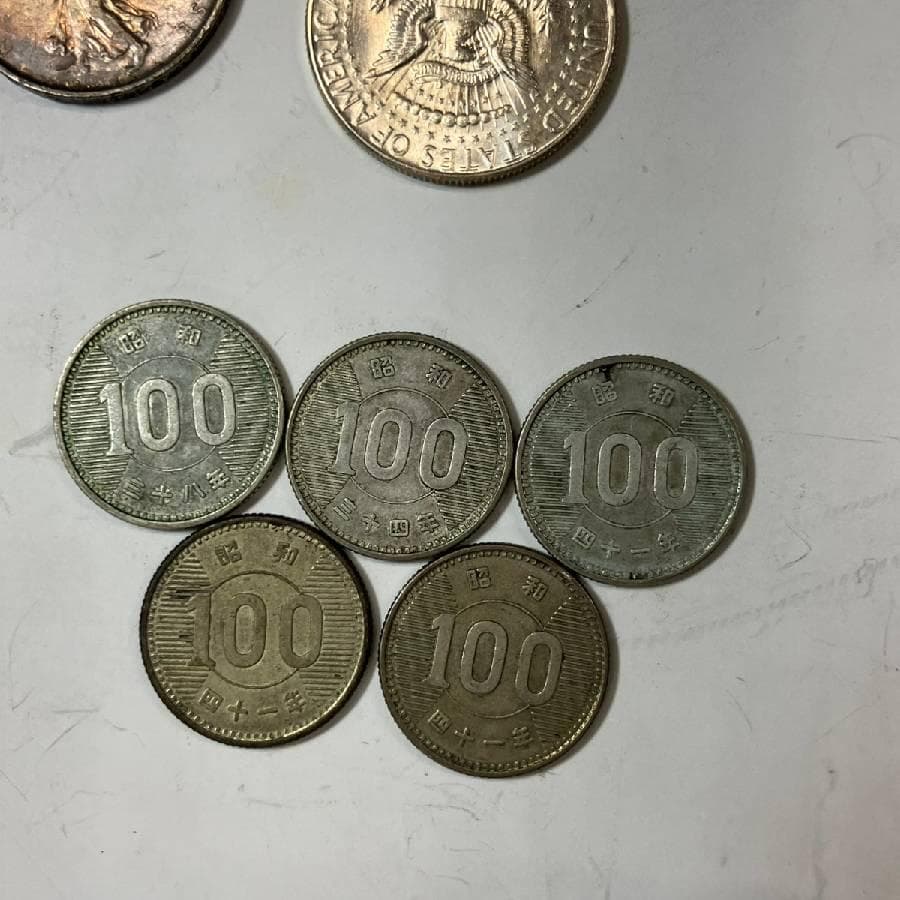 銀貨含む15枚セット アメリカ フランス ドイツ 他